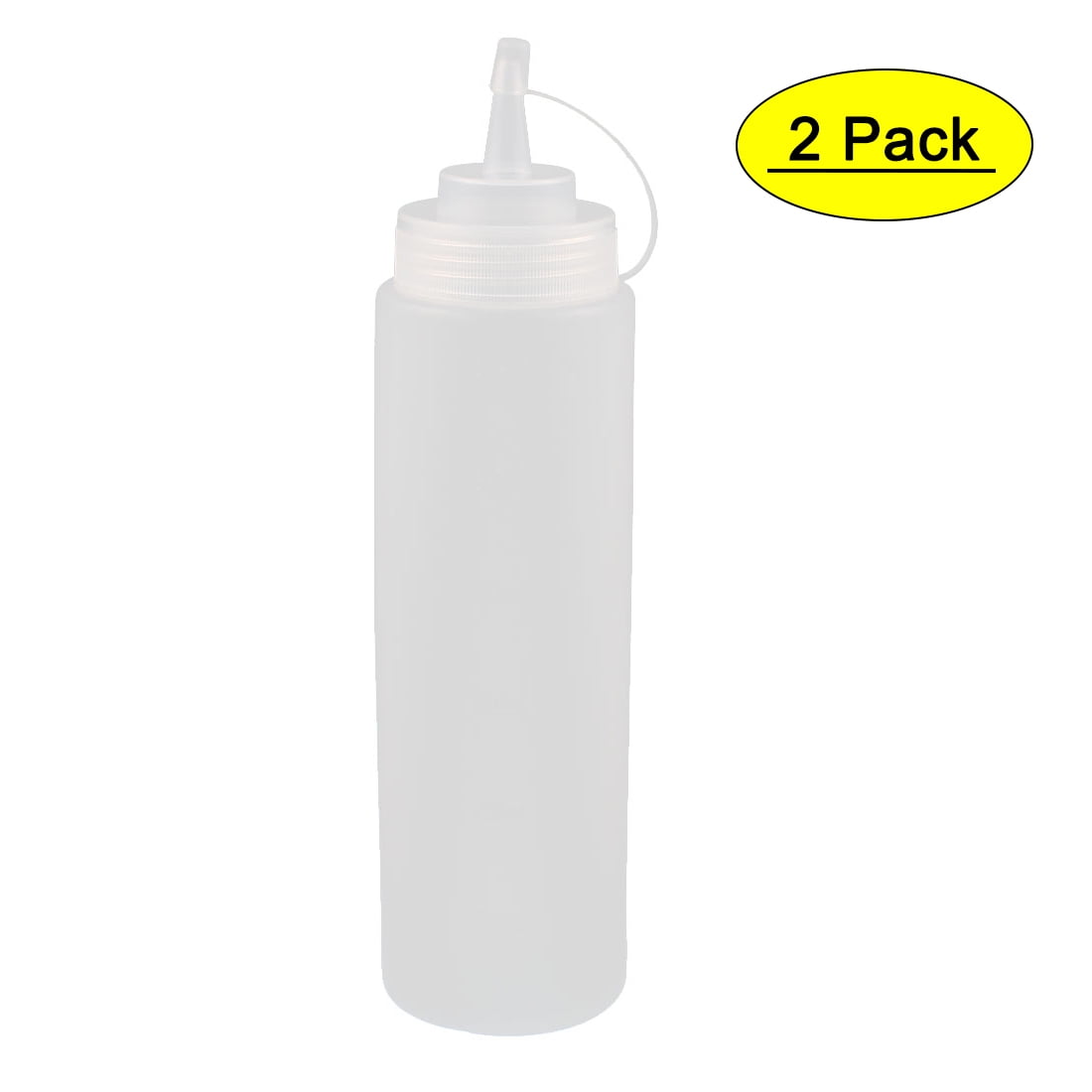 100ml Small Squeeze Bottle, 10pcs Glue Applicator Bottle Mini Squirt Bottle with Cap for Gun Oil Glue, White
