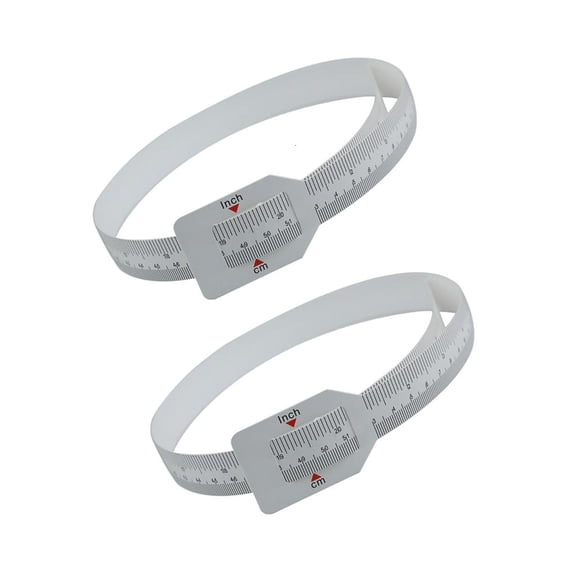 2Pcs 60cm Child Health Ruler Plastic Measuring Tape for Accurate Head Measure