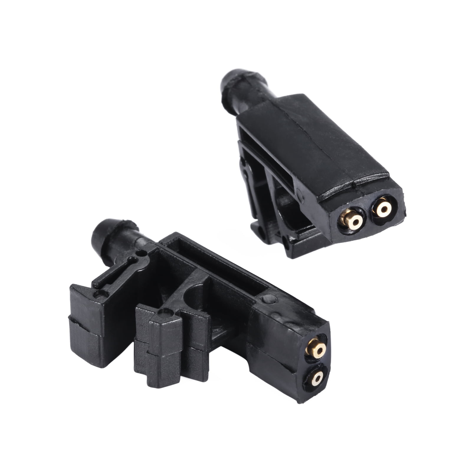 @ 2Pcs 6438A0 Front Wiper Washer Jet Nozzle Spray Liquid Hood For