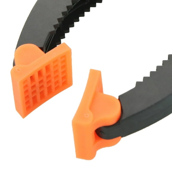 2Pcs 6Inch / 8Inch Ratcheting Hand Clamps Jaw Opening Clamping Force Nylon Woodworking Clamp For Gluing Securing 6Inch Smile Home