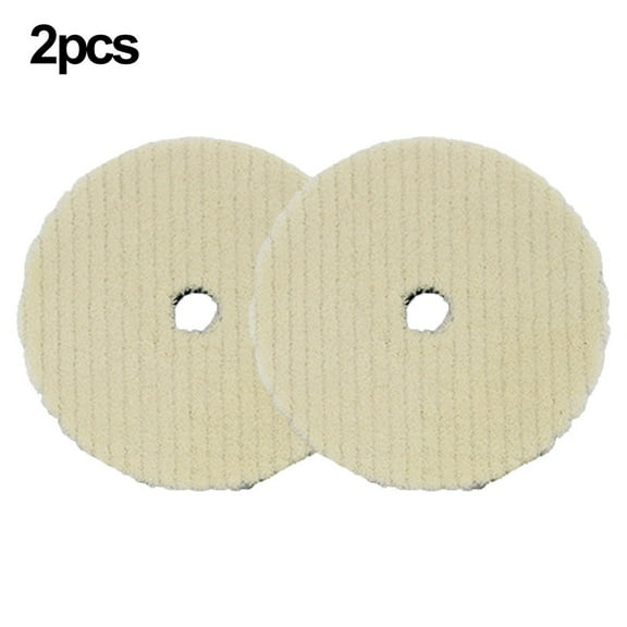 2Pcs 6Inch Woolen Polishing Pad for Car Waxing Buffing Grinding Polishing Disc