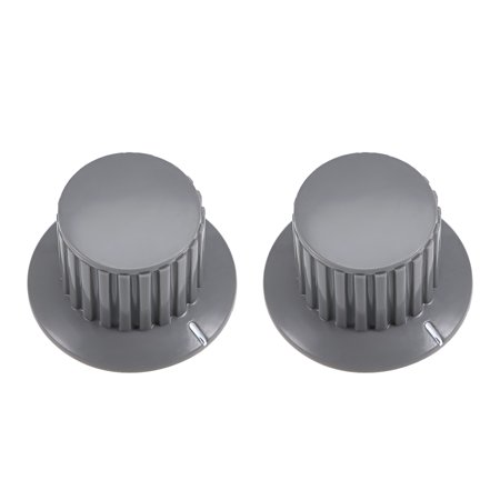 2Pcs 6mm Insert Shaft 32.5x20.5mm Plastic Potentiometer Rotary Knob Pots
