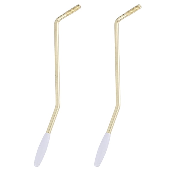 2Pcs 6mm Thread Tremolo Arm Guitar Whammy Bar Gold Metal Iron Single Vibrato Tremolo Bridge Bars Replacement Tools with Tip