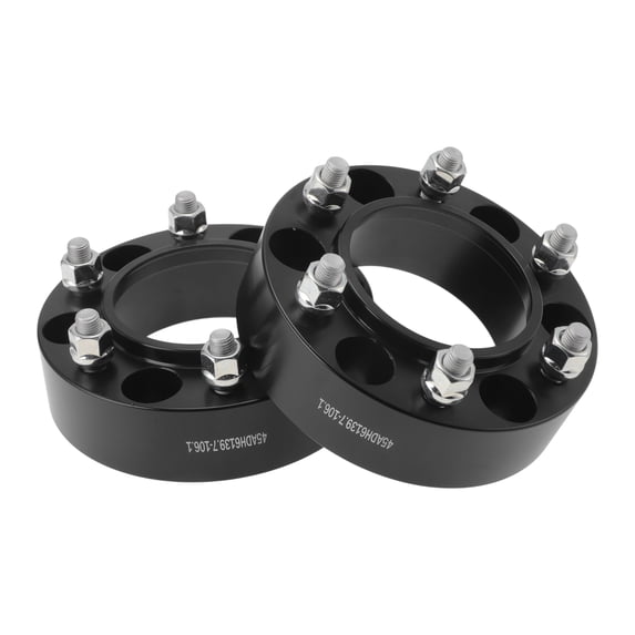 2Pcs 6x139.7mm Wheel Spacers 106.1mm M12x1.5 Hubcentric Wheel Spacer Forged Wheel SpacerS for Toyota 4Runner 89-23 Aluminum Alloy 6061-T6