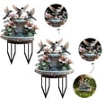 thumbnail image 1 of 2Pcs 7.9" Hummingbird Garden Stakes Acrylic Decorative Stakes Decor Indoor Outdoor Lawn Pathway Patio Ornaments Multi-Color, 1 of 4