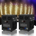 thumbnail image 1 of 2Pcs 700W Cold Spark Firework Machine, DMX Sparkler Fountain Stage Effect Machine w/ Remote Black, 1 of 17