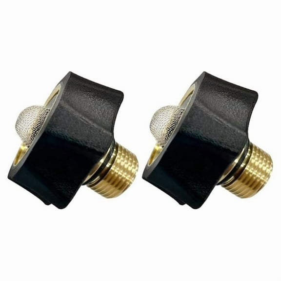 2Pcs 7112362 Water Inlet Fitting for Pressure Washer and Other 3/8In Male & 3/4In Female End High Pressure Washer Pump