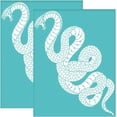 thumbnail image 1 of 2Pcs 8.6x11 Inch Snake Self-Adhesive Silk Screen Printing Stencil Python Silk Screen Stencil Animal Theme Reusable Mesh Stencils Transfer for DIY T-Shirt Fabric Painting DIY, 1 of 8
