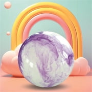 2Pcs 8.7 Inch Inflatable Playground Ball, Marbleized Giant Rubber Kickball, Large Bouncy Ball for Kids Adults, Beach Dodgeball for Pool Sports Activities, with Pump