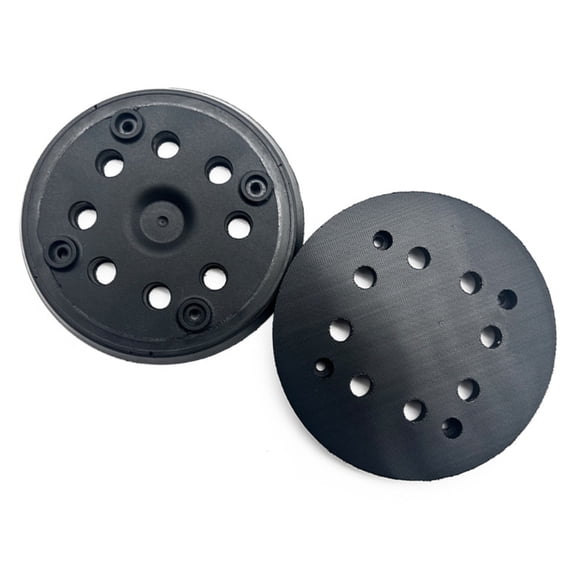2Pcs 8 Hole 4 Eye Replacement Sander Pad Adhesive Sandpaper Polishing Disc Sanding Backing Plates Polishing Disc