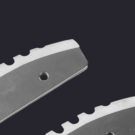 2Pcs 8 Inches Auger Blades Ice Auger Blades Replacement For Power Ice Auger Tool Workshop Equipment Power Tool Accessories