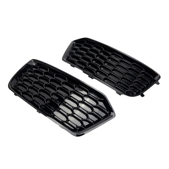 2Pcs 80A807679D Car Front Cover Side Grille Lower Net Durable Spare Parts Easy Installation Replaces Honeycomb 80A807680D for Q5