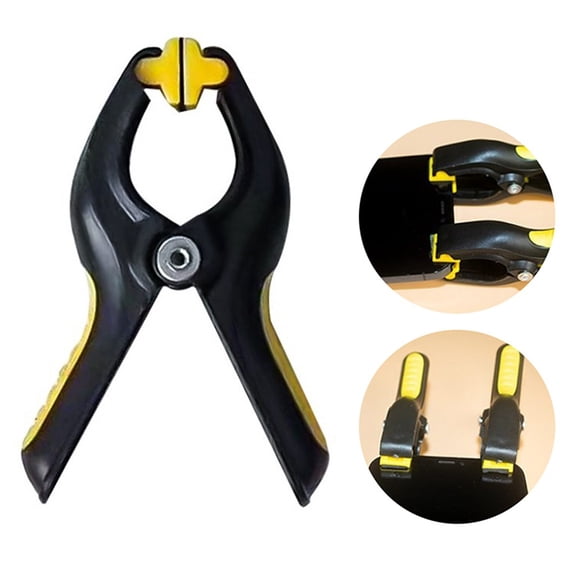 2Pcs 85Mm Non-Slip Heavy Duty Plastic Nylon Spring Clamps Tips Clip Phone Lcd