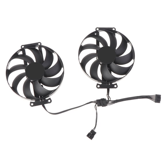 2Pcs 87mm/3.43in PLA09215B12H VGA Fan for 3060 3060TI Radiator Graphics Card Cooling Fan 6Pin 12V 0.5A