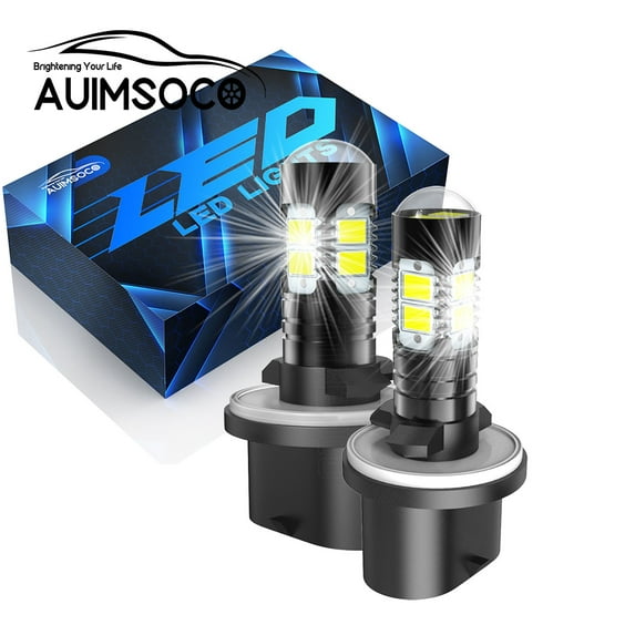 2Pcs 880 LED Fog Light/Daytime Running Light Bulbs 6000K Xenon White High Power Lamps 890 892 893 899, For GMC Yukon Yukon XL 1500 2500 2000-2006