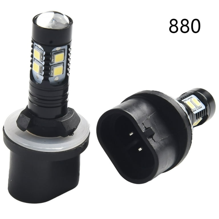 2Pcs 880 Led Fog Light Bulb Drl 6000K White High Power 890 892 893