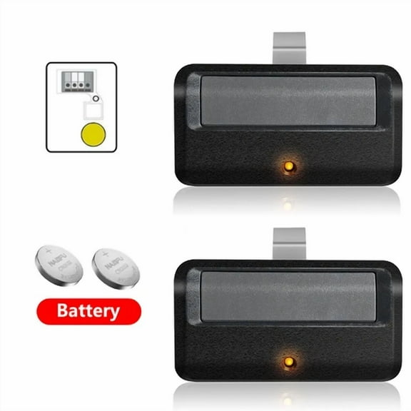 2Pcs 891Lm For Liftmaster Chamberlain Garage Door Opener Remote Yellow Button/