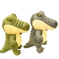 thumbnail image 1 of 2Pcs 9" Crocodile Plush Stuffed Animals Plushie Cute Soft Cuddle Pillow for Boys Girls,Green, 1 of 5