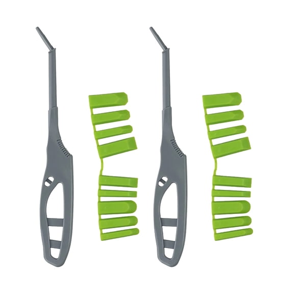 2Pcs 9 In 1 Silicone Applicator Seam Tools Spatula Glue Scraping Clean Seam Caulk Remover Glass Glue Angle Scraper Hand Tool