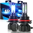 thumbnail image 1 of 2Pcs 9004/HB5 LED Headlights Kit 9007 High/Low Beam Bulbs For Dodge Dakota 1997-2004, 1 of 11