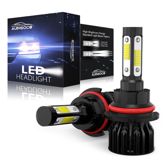 2Pcs 9004 LED Headlight Bright High Low Beam Bulbs For Toyota Corolla 1986-1992