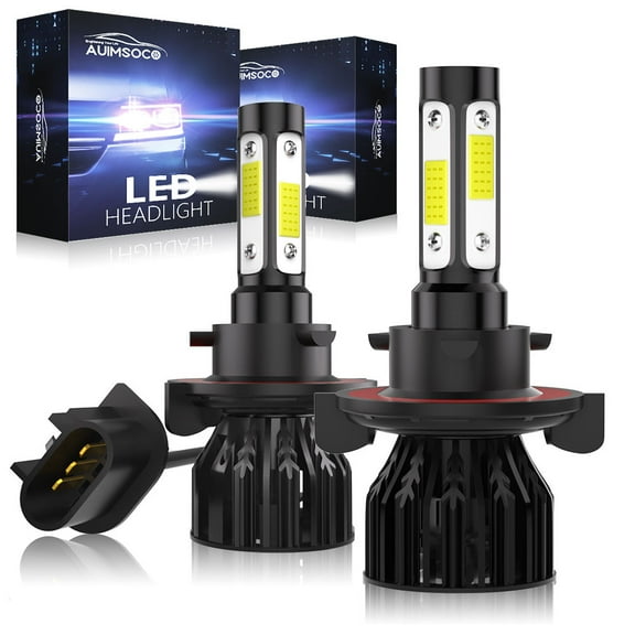 2Pcs 9008/H13 High/Low Beam LED Headlight For Dodge Ram 1500 2500 3500 2006 2007 2008 2009-2012, Canbus No Error, Easy Install, Plug-N-Play Halogen Replacement