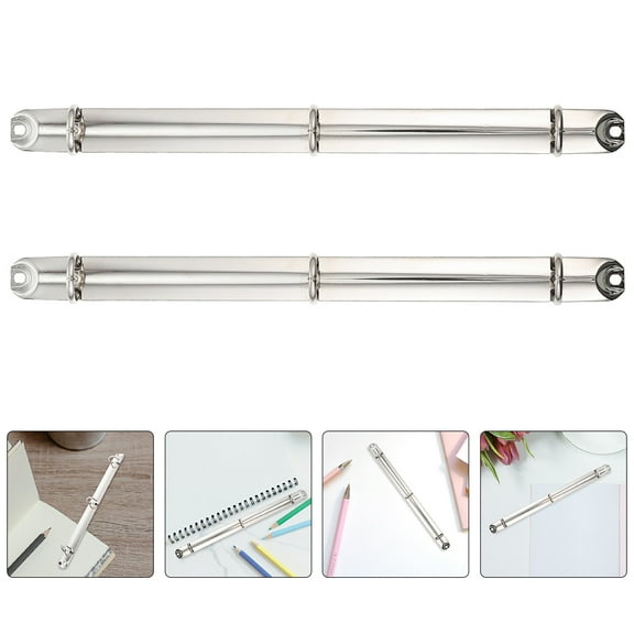 2Pcs A4 Notebook Binding Tool 3-Rings Binder Mechanism Loose Leaf Binder Clips Book DIY Making