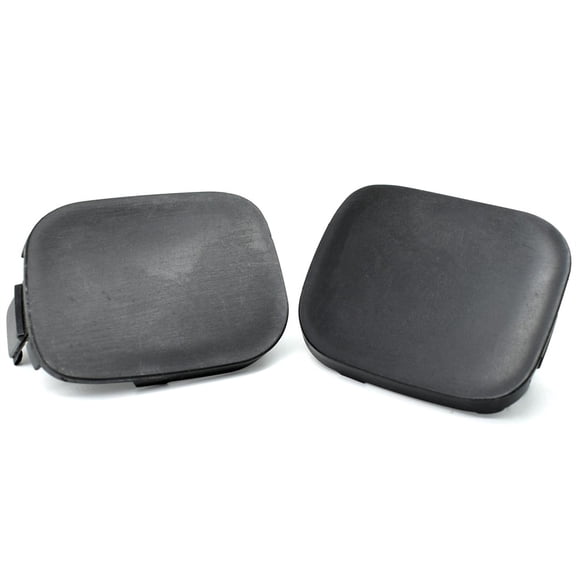 2Pcs ABS Black Tow Hook Cover 52128-47010 52127-47020 For Toyota Prius 2010-2011