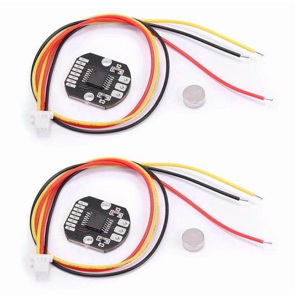 2Pcs AS5048A Magnetic Encoder PWM Output SPI/ Interface 14 Bit High for Brushless Motor