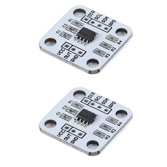 2Pcs AS5600 Magnetic Encoder Induction Angle Measurement Sensor Module 12bit High Precision,2 * Encoder Modules