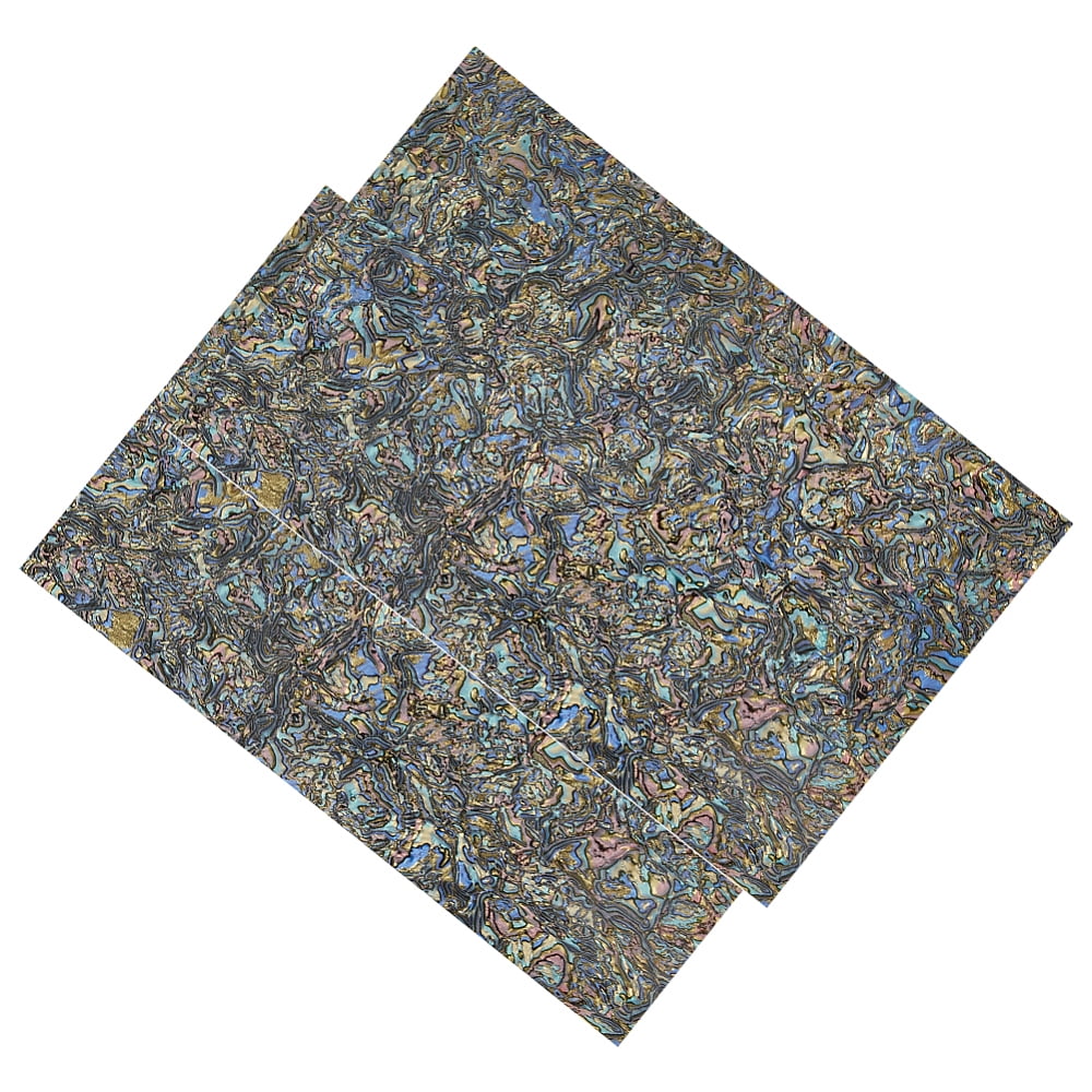 2Pcs Abalone Shell Sticker 30.5x20.3cm Abalone Veneer Sheets Rectangle ...
