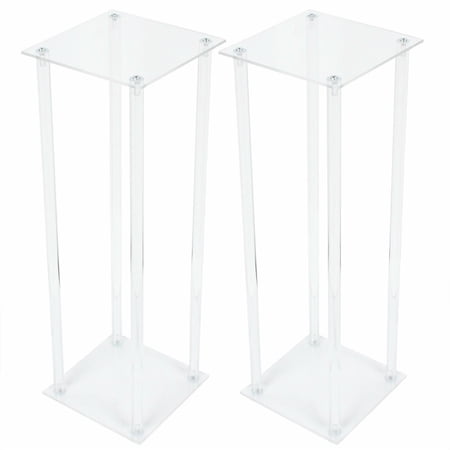 Modern Plant Stand Clear Tabletop Flower Stand Home Decor 7.87*23.62in