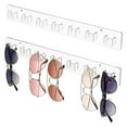 2Pcs Acrylic Sunglasses Wall Display Stand 7 Holes Plenty of Capacity