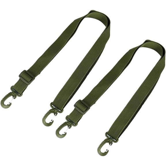 2Pcs Adjustable 1-Inch Universal Tactical Bag Strap Replacement Nylon Shoulder Sling Strap for Water Bottle Pouch Hunting Bag