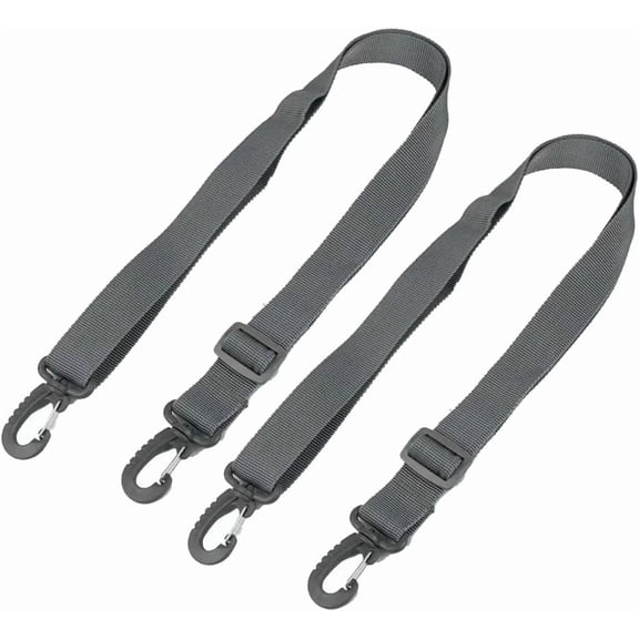 2Pcs Adjustable 1-Inch Universal Tactical Bag Strap Replacement Nylon Shoulder Sling Strap for Water Bottle Pouch Hunting Bag