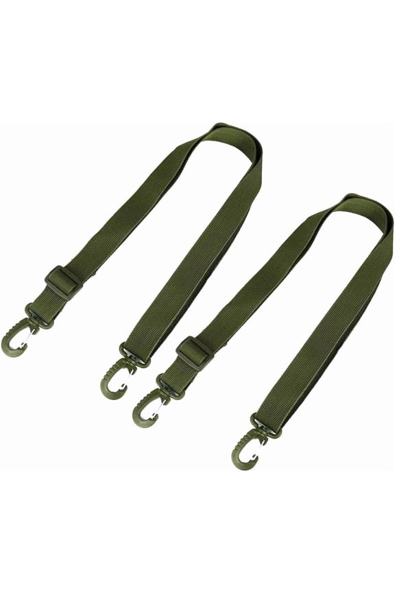 2Pcs Adjustable 1-Inch Universal Tactical Bag Strap Replacement Nylon Shoulder Sling Strap for Water Bottle Pouch Hunting Bag