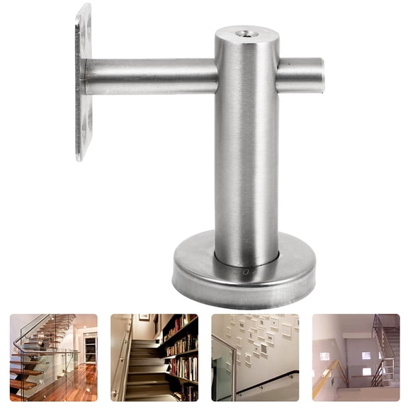 UKCOCO Adjustable Stainless Steel Handrail Bracket for Indoor and Outdoor Use