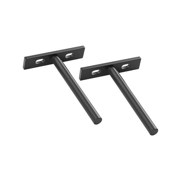 2Pcs Adjustable Heavy Duty Floating Shelf Bracket Concealed Floating Wall Shelf Support Metal Brackets Easy to Install