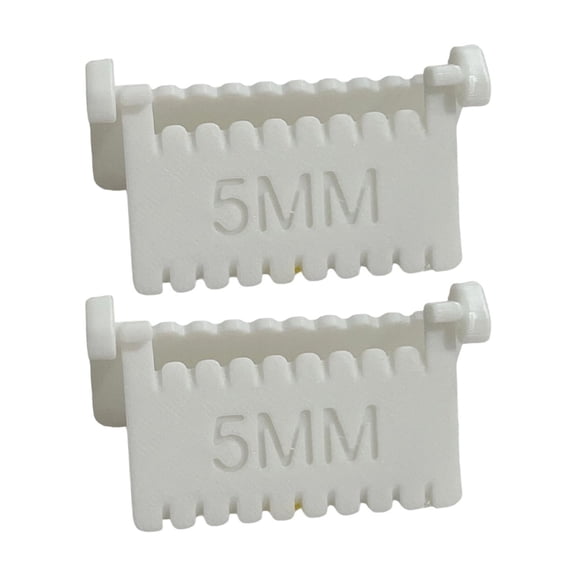 2Pcs Adjustable Hinged Sewing Template Ruler Multipurpose Plastic Quilting Measuring Tool for Fabric Tailoring Hemming