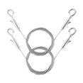 thumbnail image 1 of 2Pcs Adjustable Picture Hanging Wire Kit, Heavy Duty Stainless Steel Rope for Hanging Mirrors, Frame, Lamps, Billboards, Basket Flowerpot, Holds Up to 66lbs (30kg),3m(2Pcs), 1 of 9