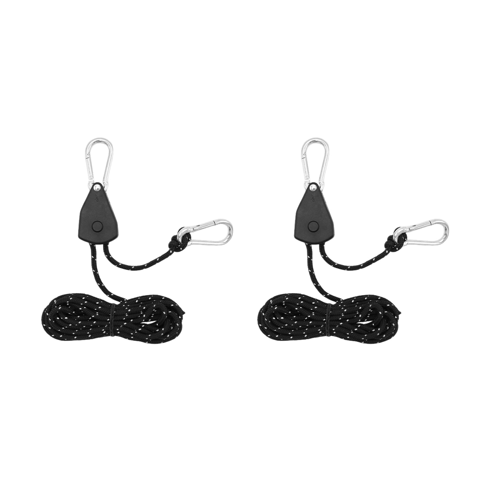 2Pcs Adjustable Rope Hanger HeavyDuty Ratchet Tie Down Strap Strong