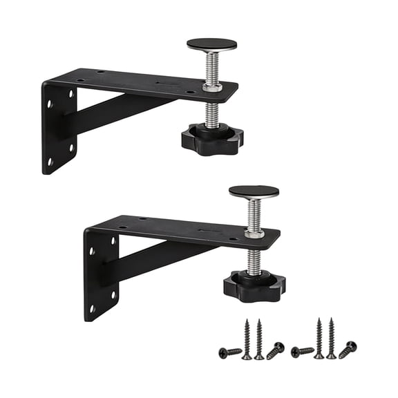 2Pcs Adjustable Undermount Sink Bracket Mounting Frame with Rust Resistant Coating For Kitchen Cabinet Installation