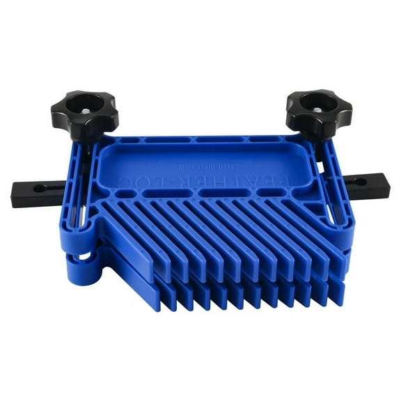 2Pcs Adjustable Woodworking Tools Board for Table Saws, Router Tables & Band Saw with T-Slots, Miter Slots-Blue