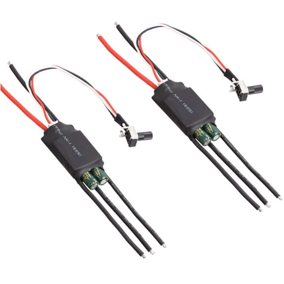 2Pcs Advanced Brushless Motor Speed Controller for Industrial Use Flexible Speed Control, External PLC Compatibility