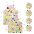 2Pcs Aesthetic Cherry Blossoms Versatile Aprons Set Kitchen, Baking