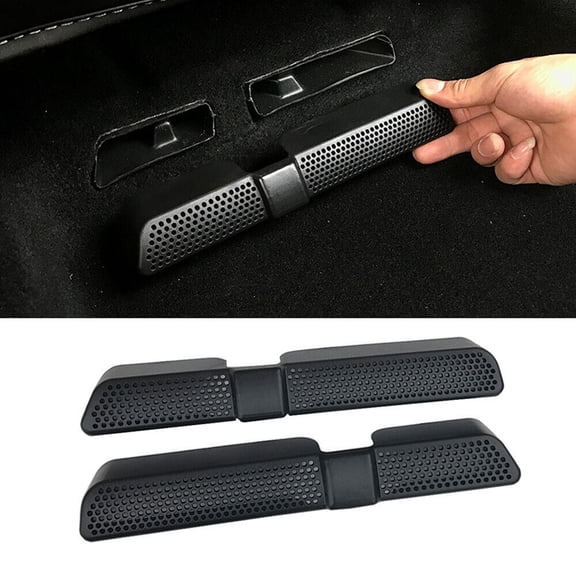 2Pcs Air Condition Cover Grille For Ateca Interior Car Rear Air Outlet Vent
