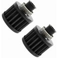 thumbnail image 1 of 2Pcs Air Filter Cold Air Intake Filter Breather 12mm Valve Cover Breather Filter For Car and Motorcycle(Black), 1 of 14