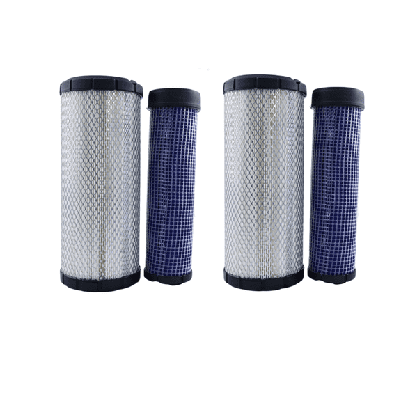 2Pcs Air Filter Kits P822768 P822769 RS3702 RS3703 6666333 666634 for Kubota Tractor M4700 John Deere Tractor 3046R 3120 3203 4052M 4052R 4066M 5047D 5050D 5055D