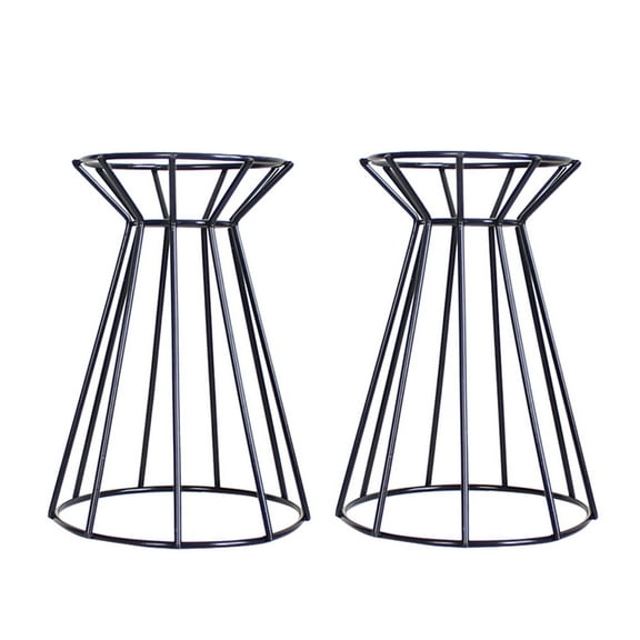 2Pcs Air Plant Holder Home Iron Art Plant Stand Creative Plant Display Rack