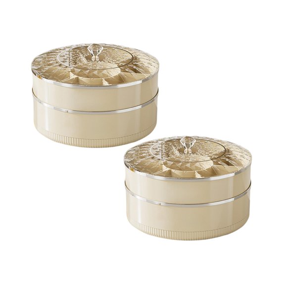 2Pcs Airtight Stacker Food Storage Container With Leakproof Lid For Kitchen Pantry Organization With Modular Design Stackable And Food Organizer For Dry Food Storage